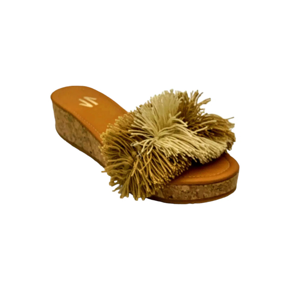 Silvia Cobos Mambo Slip-On Platform Sandal Beige - Medium